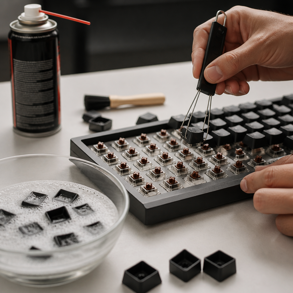 best way to clean mechanical keyboard vs membrane