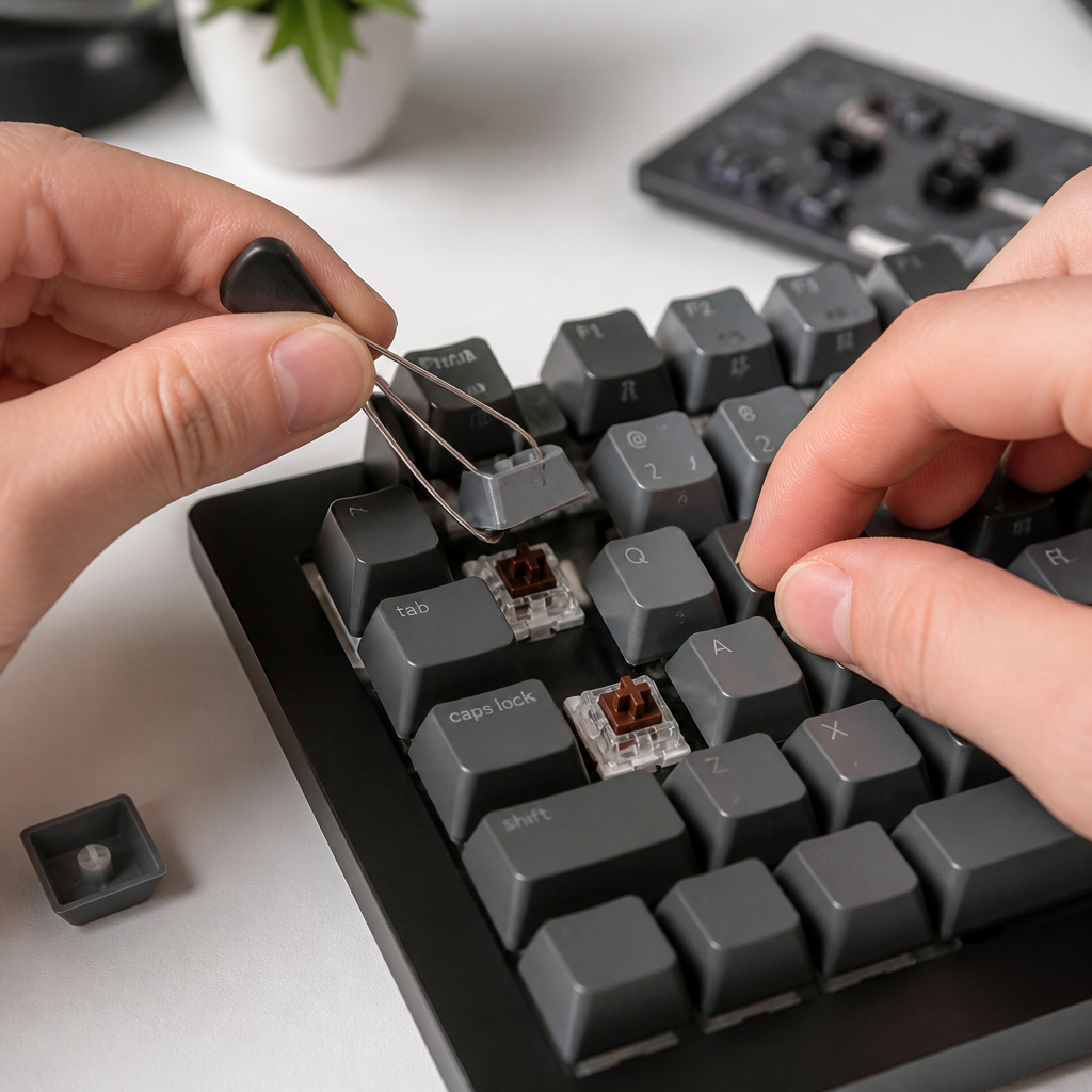 Special Considerations When Removing Keycaps