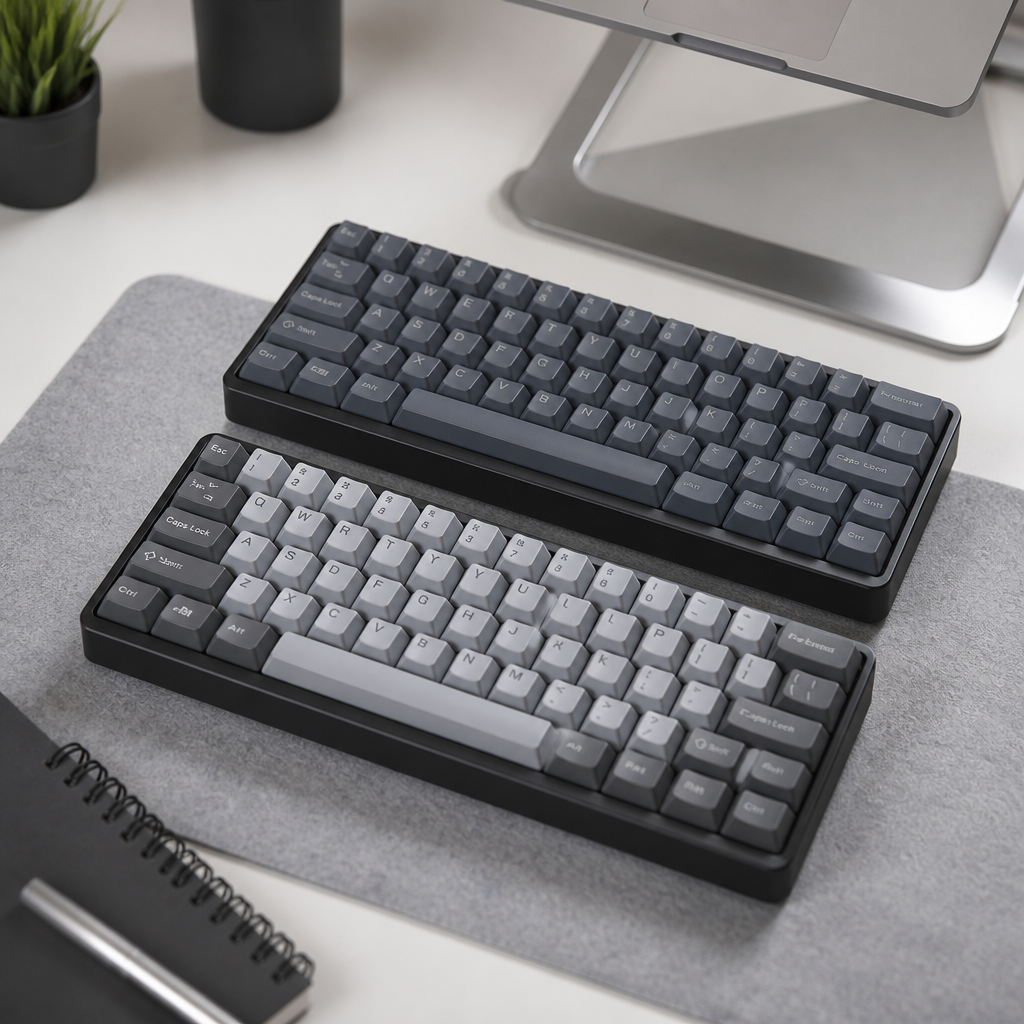 Size & Layout Differences Between 60% and 65% Keyboards