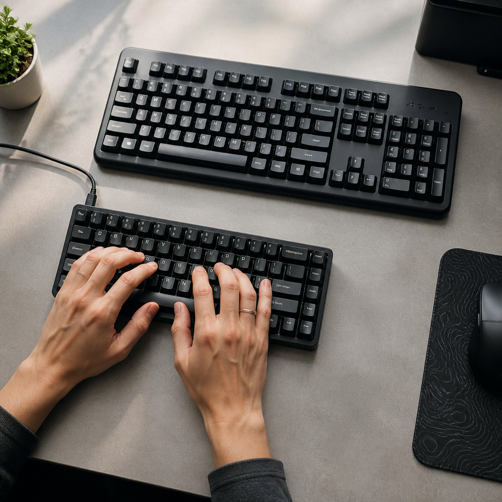 65 keyboard vs full size keyboard key count