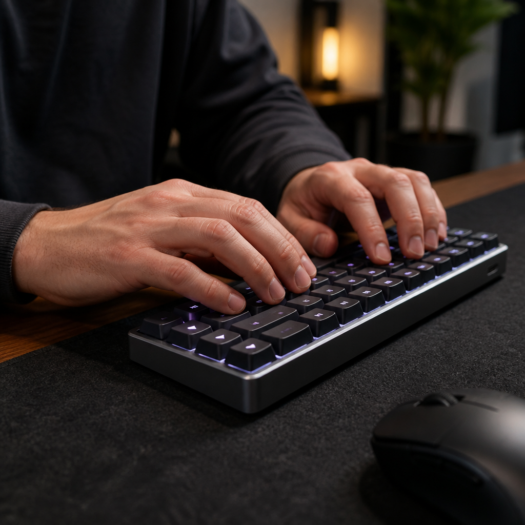 60 percent keyboard arrow keys layout