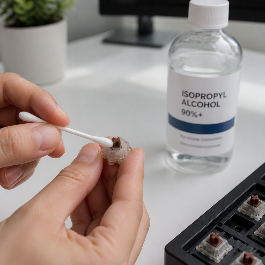 keyboard switch isopropyl alcohol 세척 방법