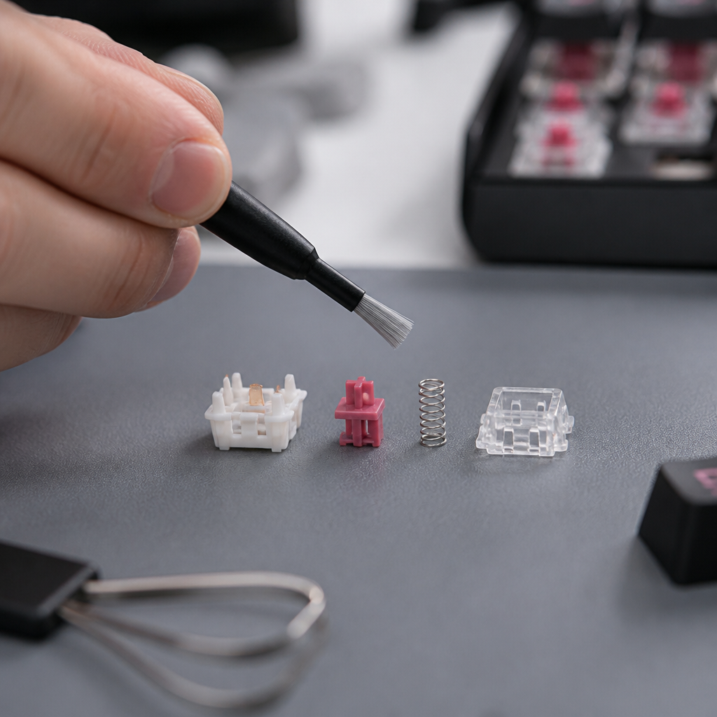 keyboard switch 단계별 청소 방법