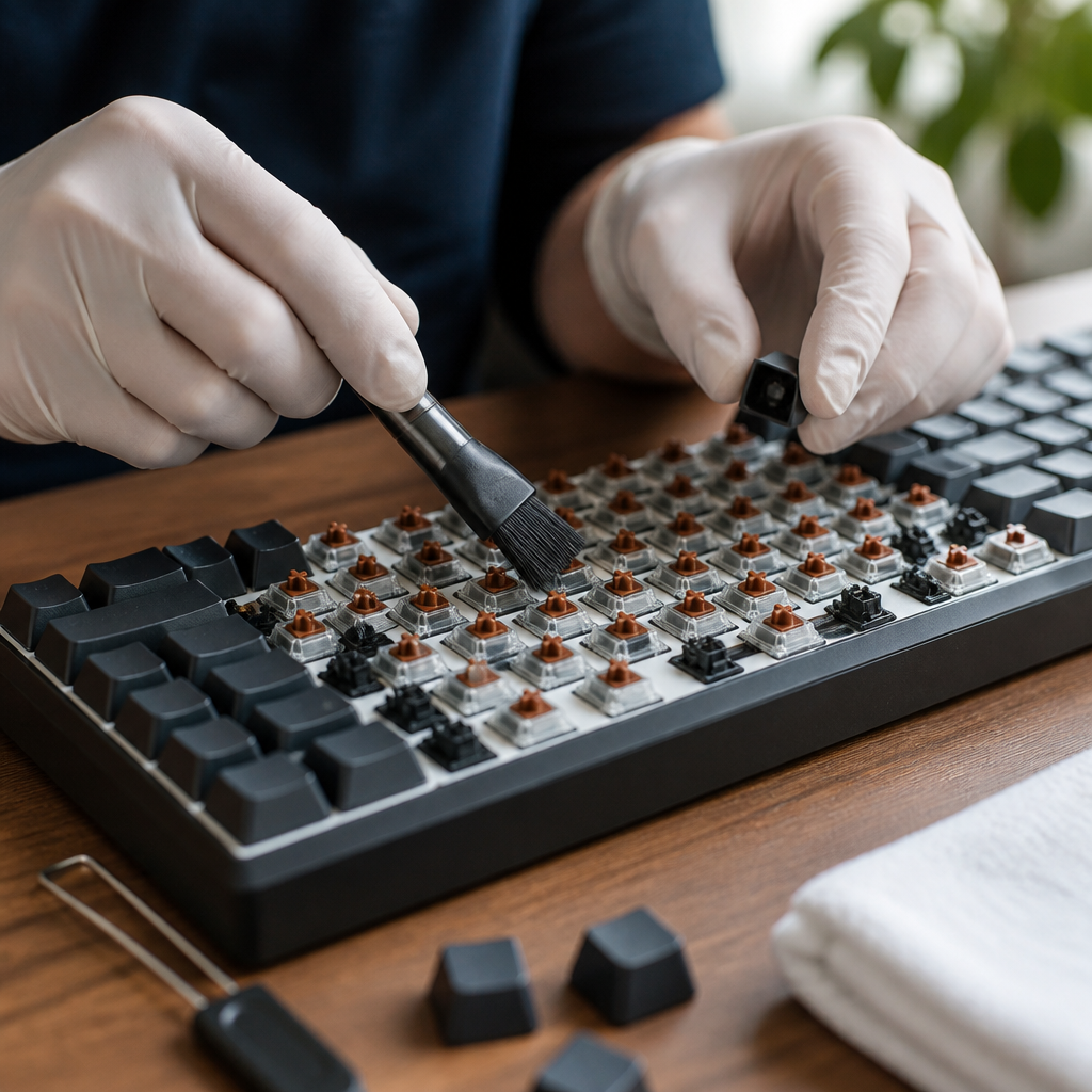 Cleaning Keyboards After Damage or Full Maintenance