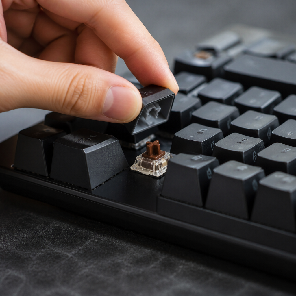 hot swappable keyboard 식별 방법
