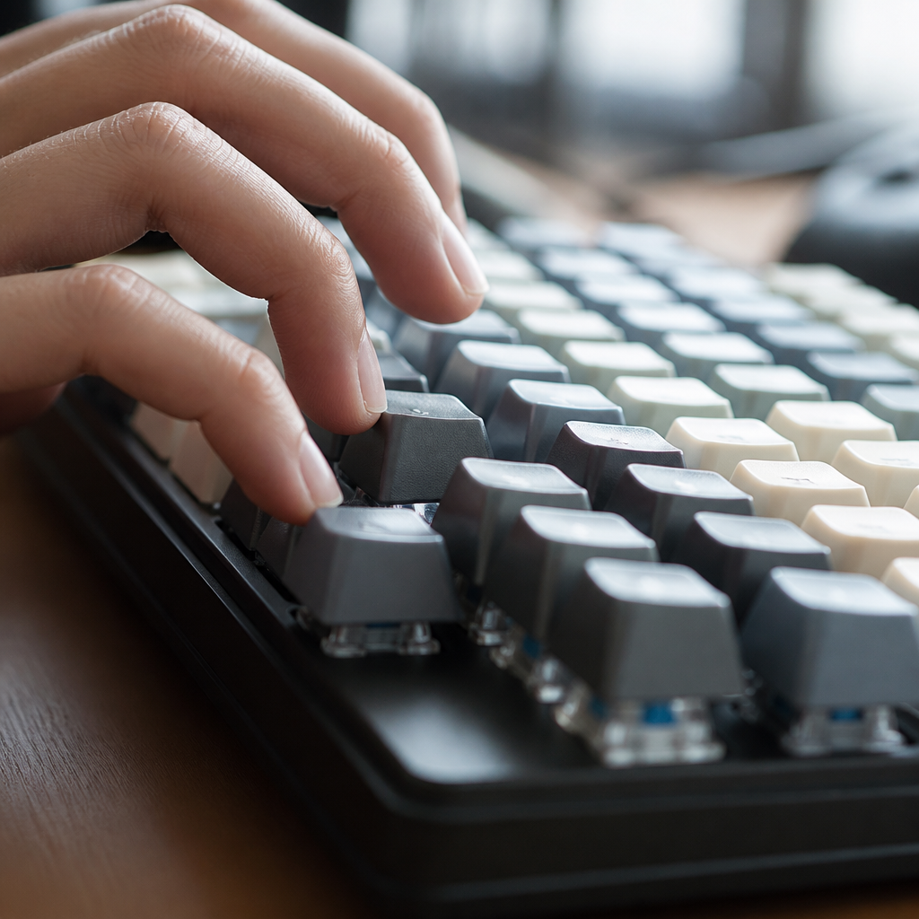 keycap 음향 영향