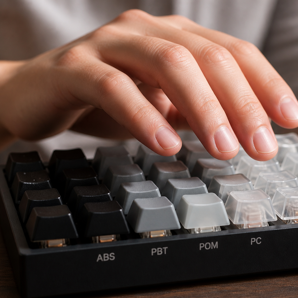 keycap 재질 음향 영향