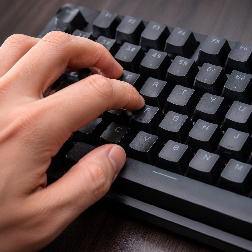 더블샷 keycap 음향 영향