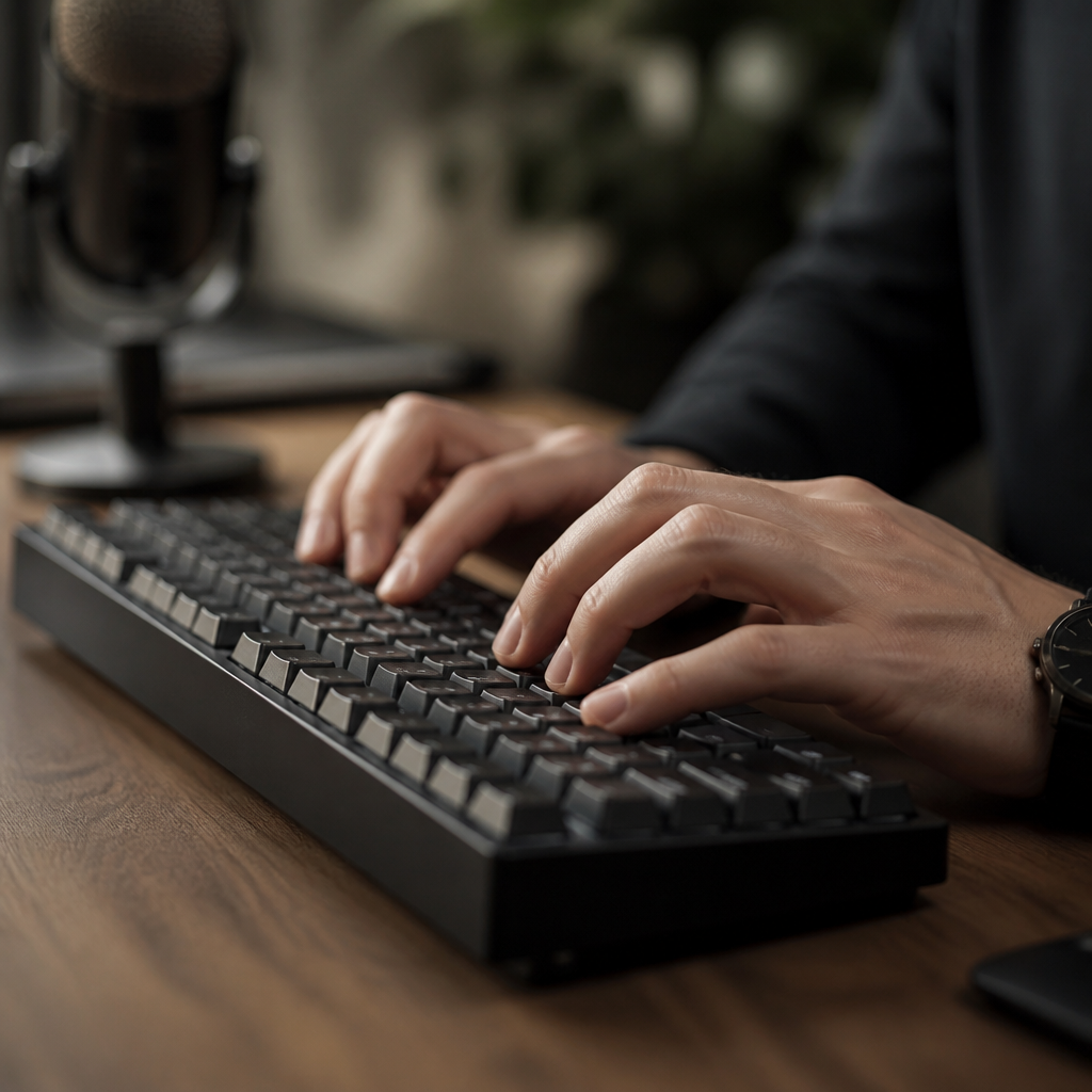 keycap 음향 및 타건감 영향