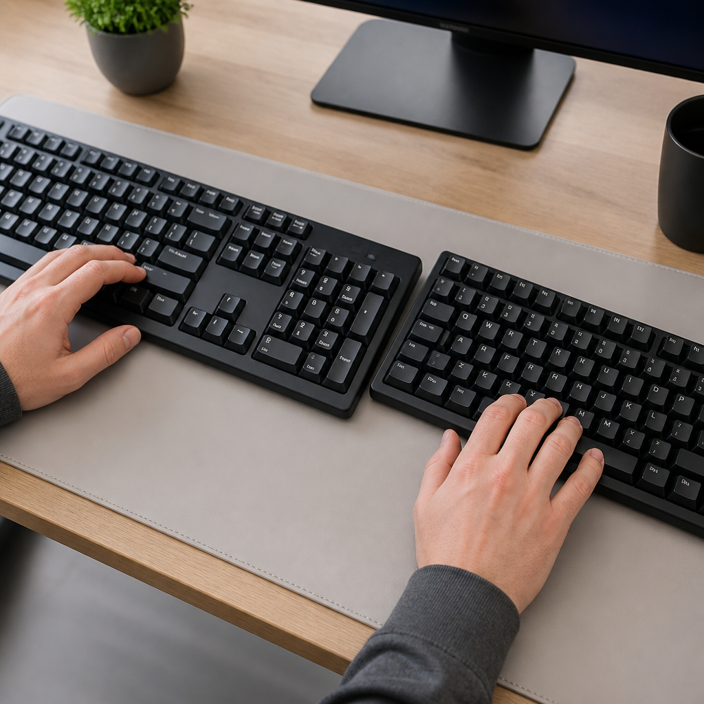 tkl keyboard 및 풀사이즈 키보드 비교